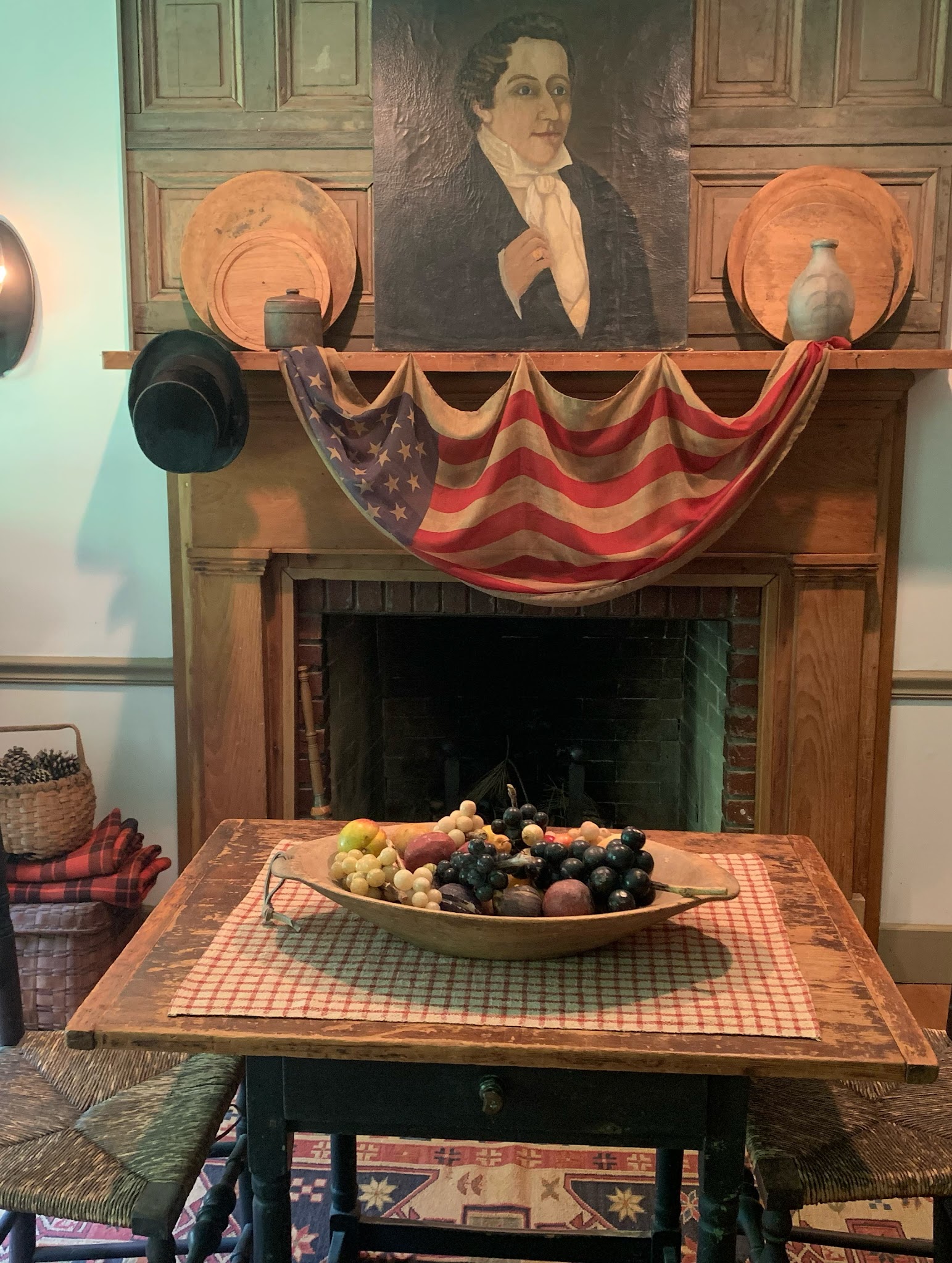 20. Build a Hearth Display around a Portrait