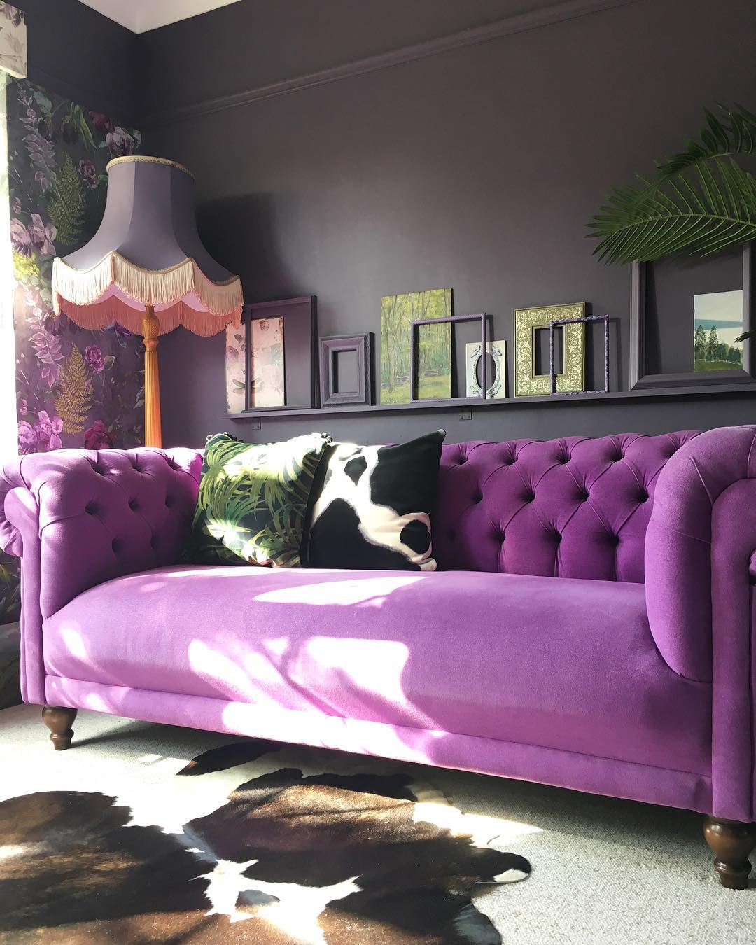 15. Give a Chesterfield a Violet Twist