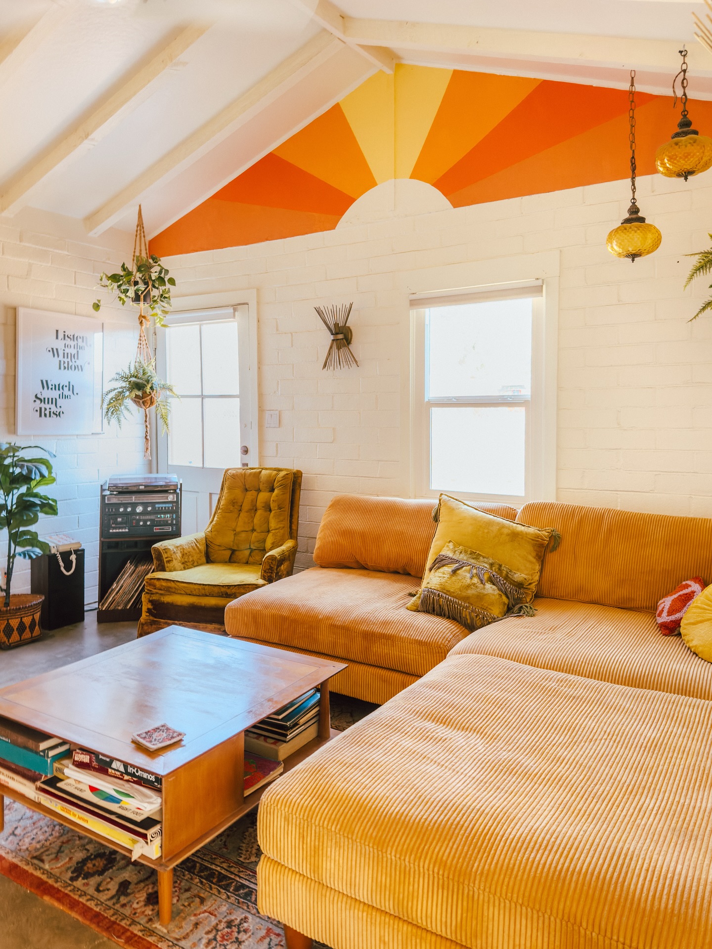 14. Paint a Sunburst Beneath the Roof Peak