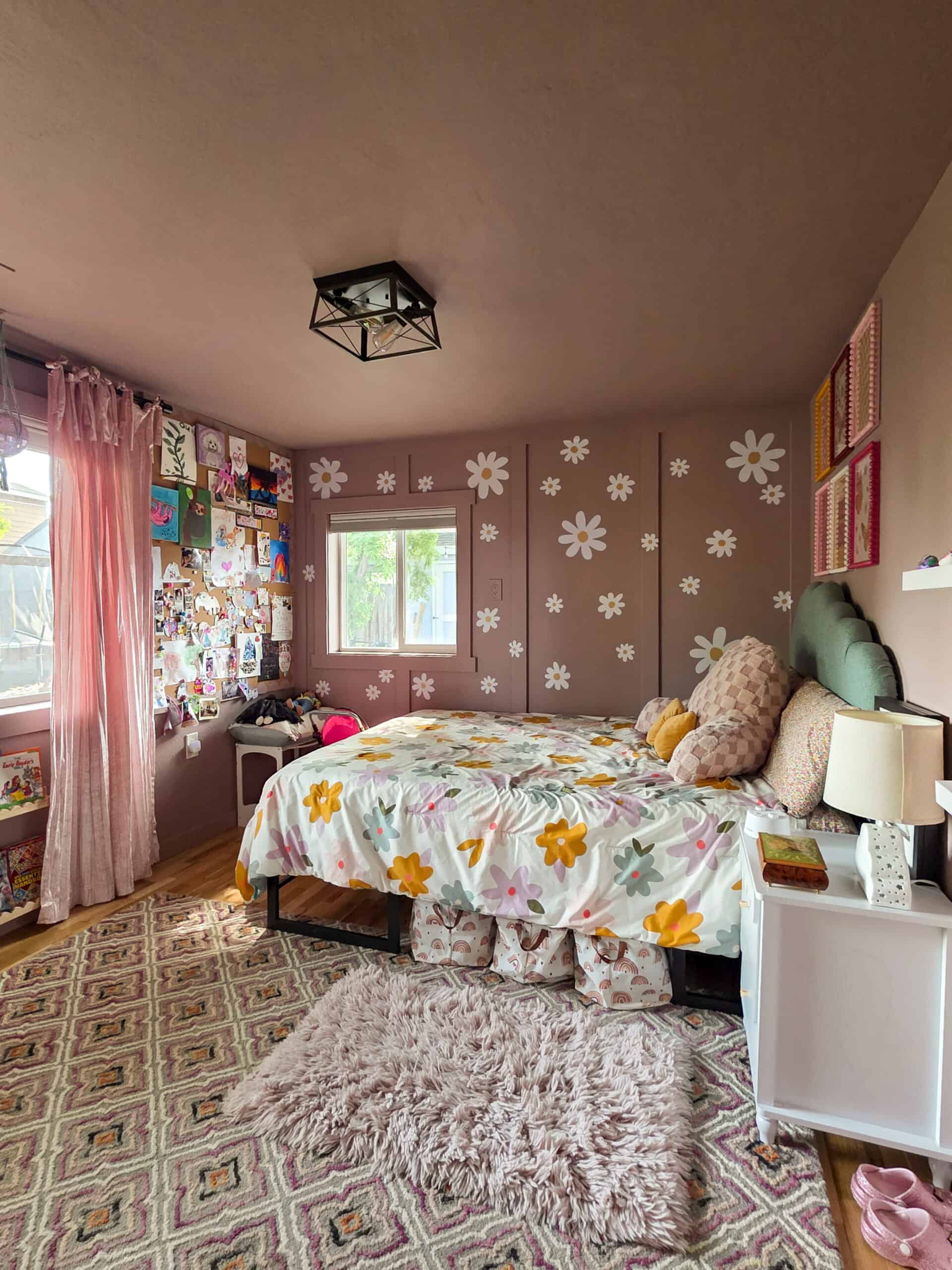 18. Carry Blush From the Walls Into Full Length Curtains