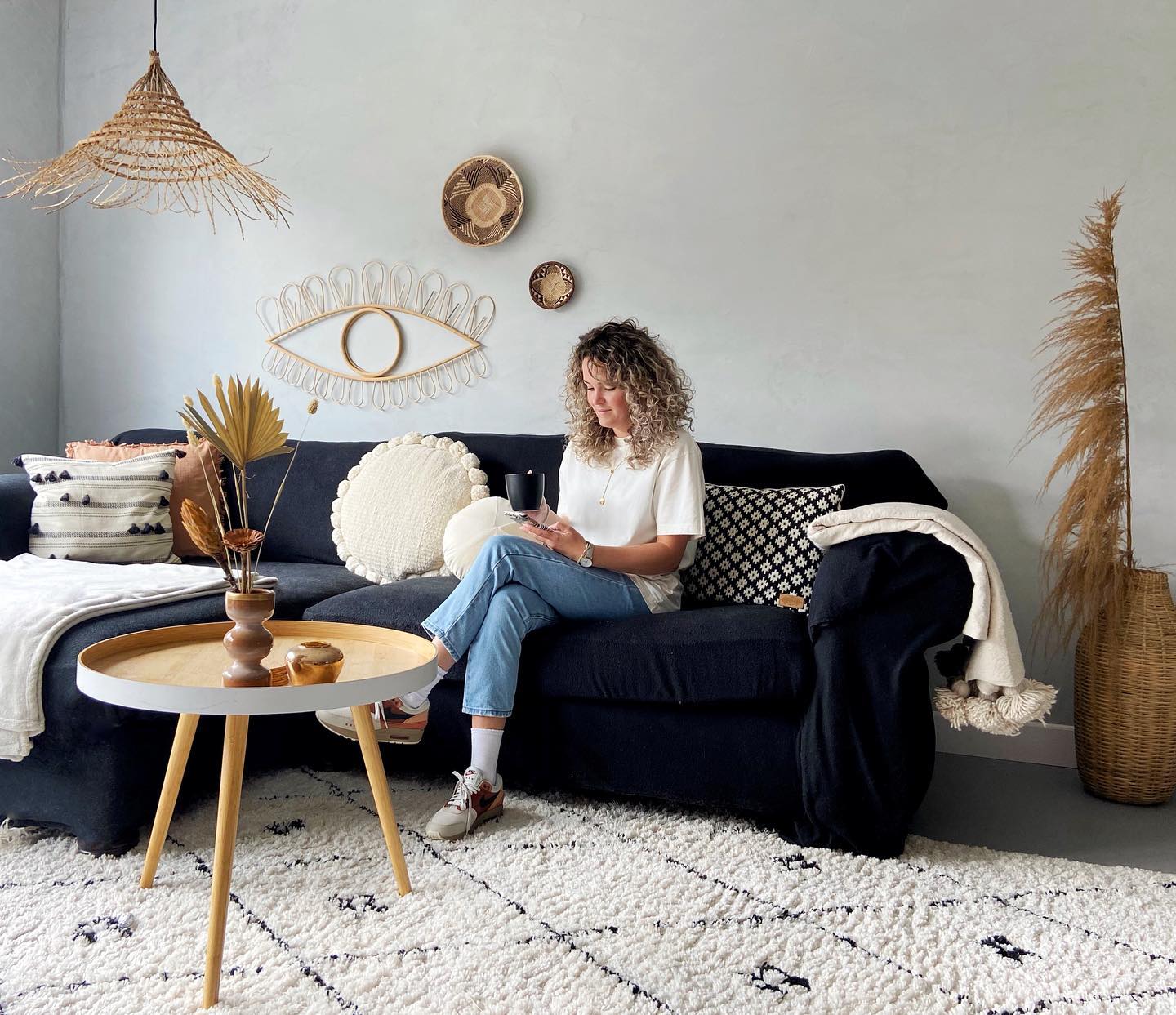 10. Keep Wall Decor in a Small Group Above the Sofa