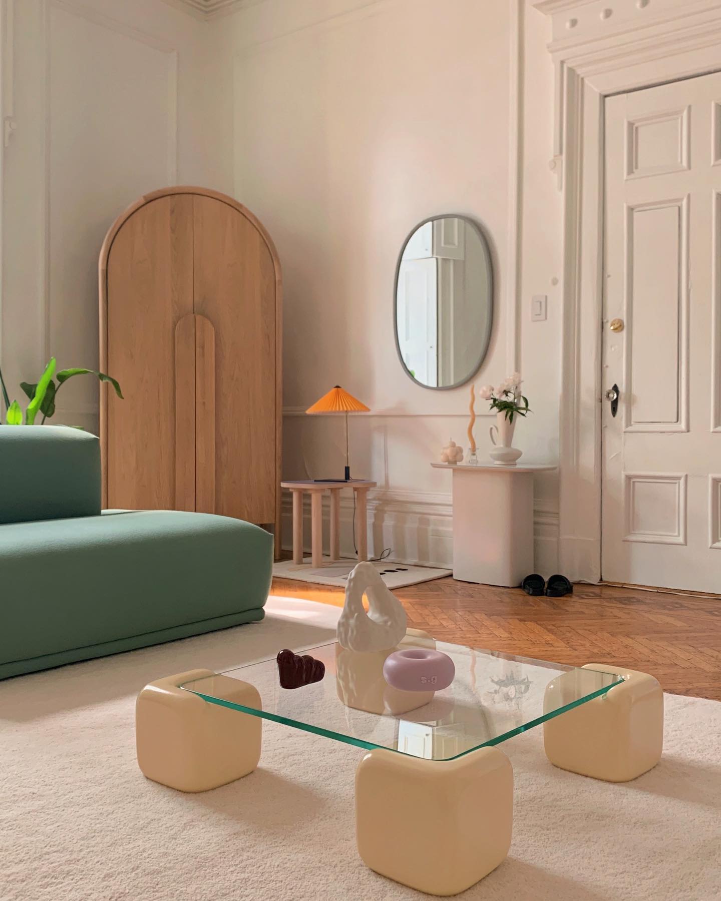 20. Soften Closed Storage With an Arched Cabinet