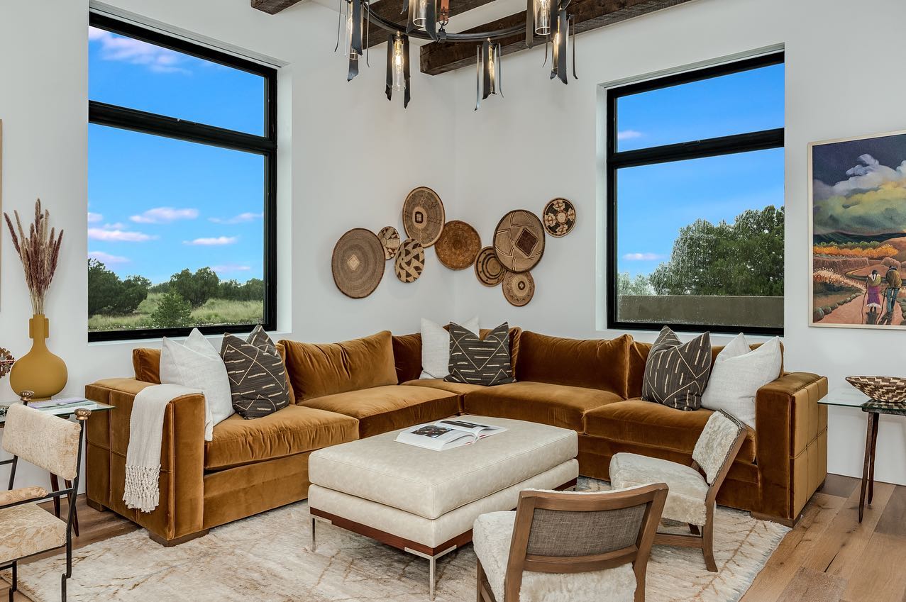 9. Anchor Bright Windows With an Ochre Sectional