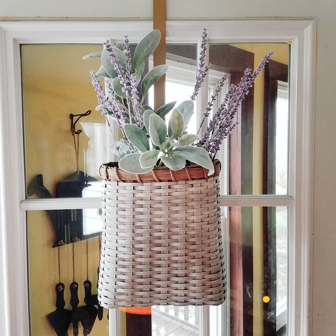10. Keep a Lavender Basket Light and Simple