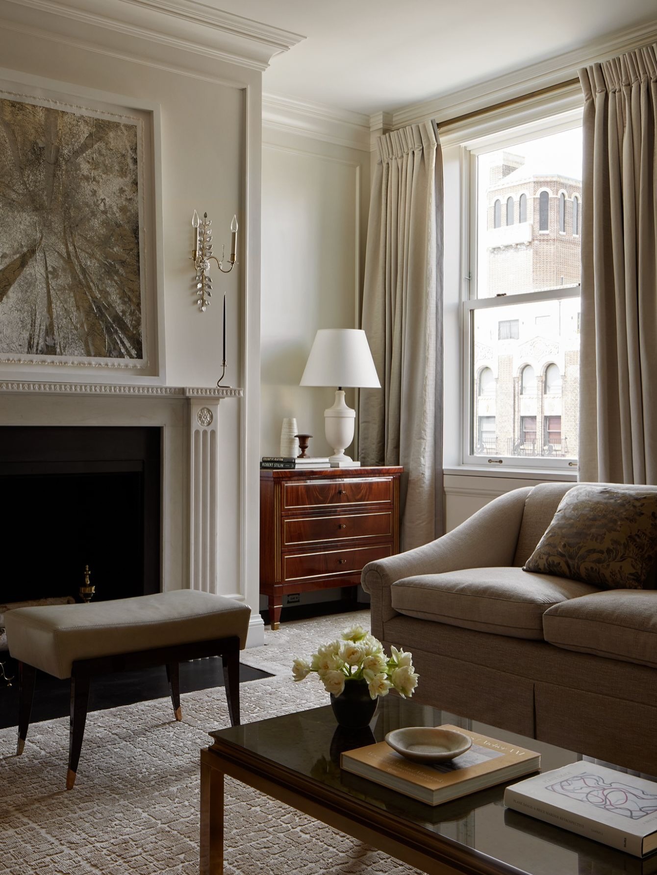 9. Tailored Taupe With Classic Millwork