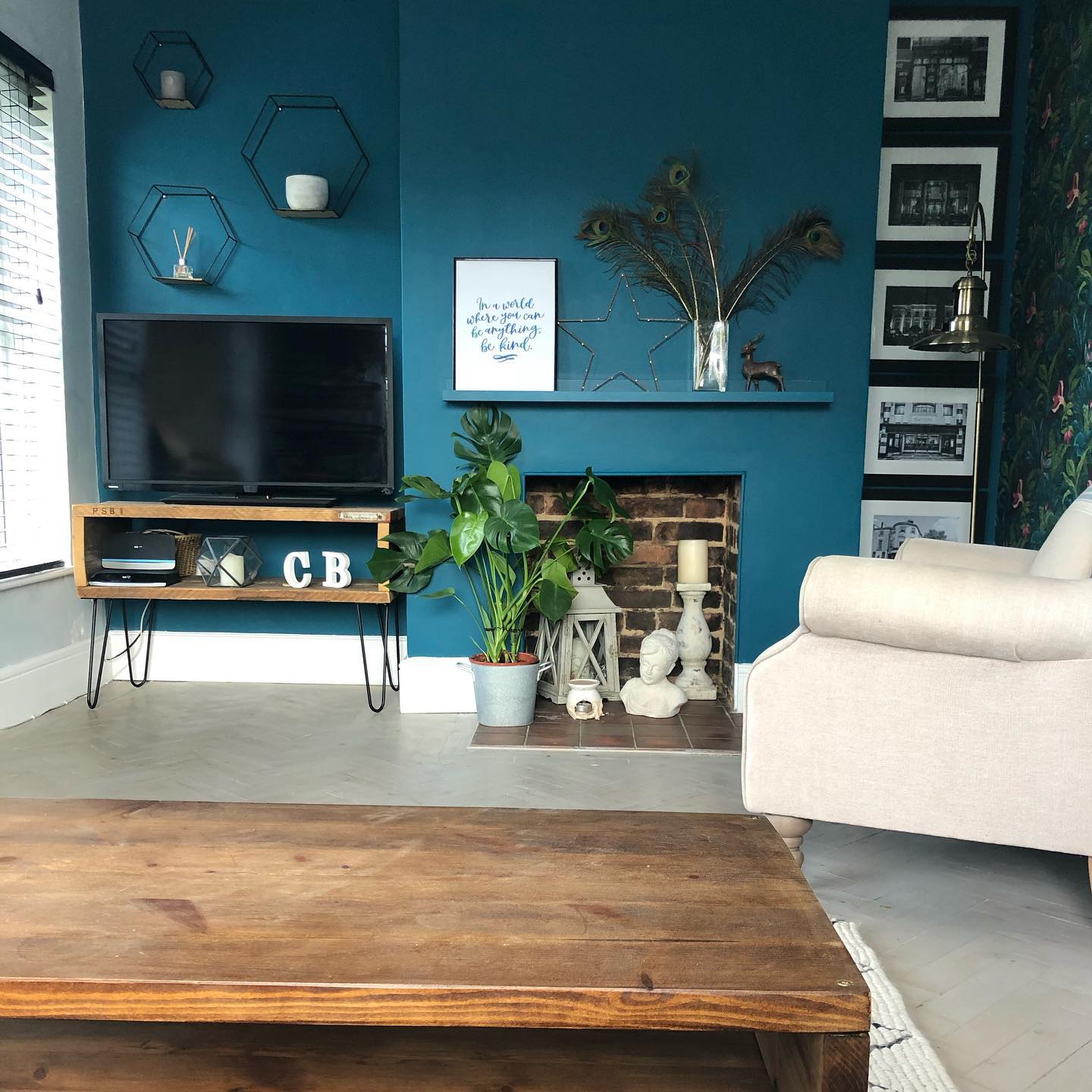 17. Color the Chimney Breast and Adjacent Alcove