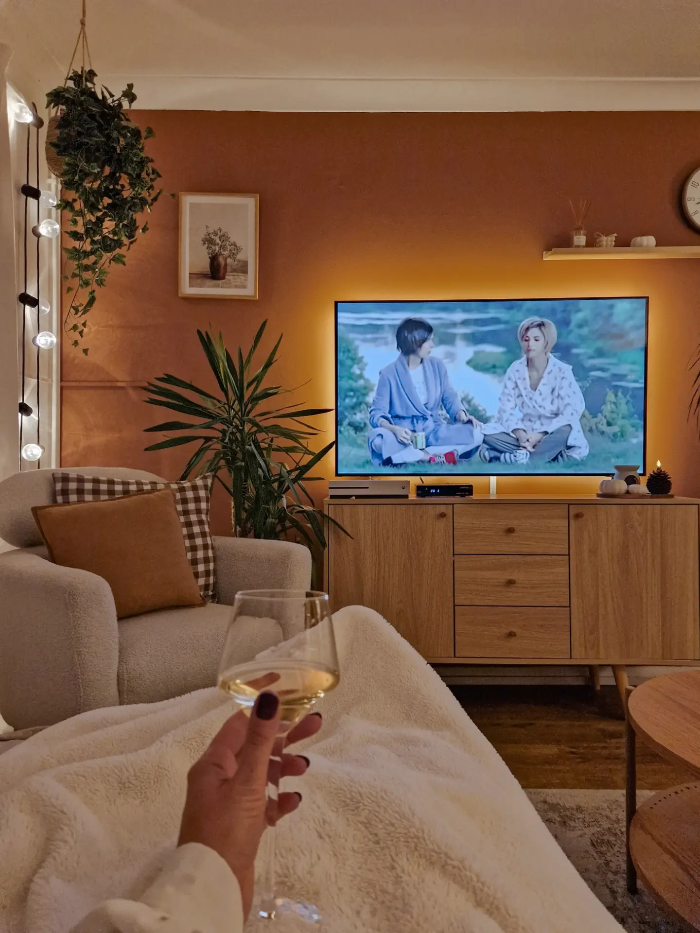6. Warm Up the Television Wall