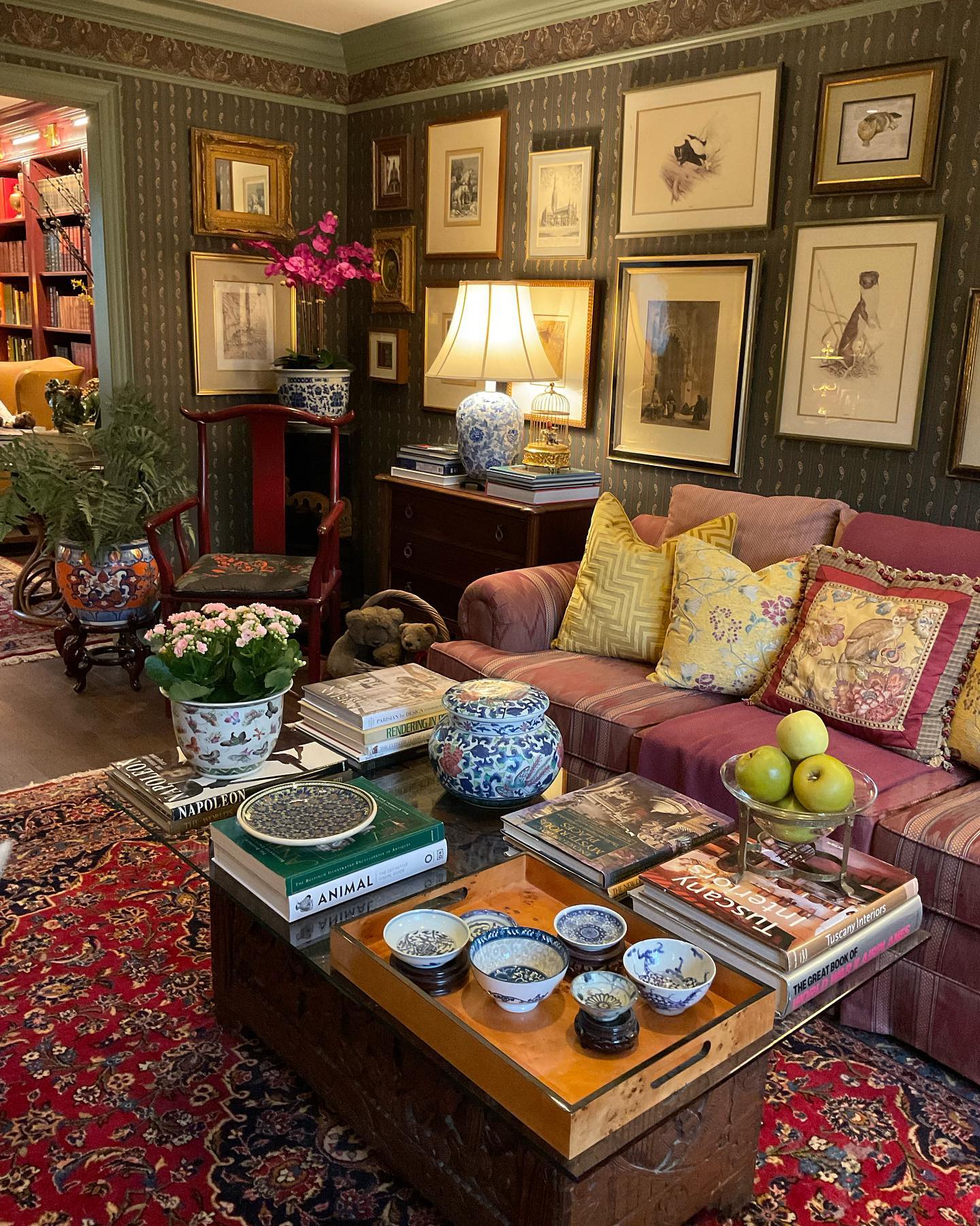 7. Create a Collected Gallery Above the Sofa