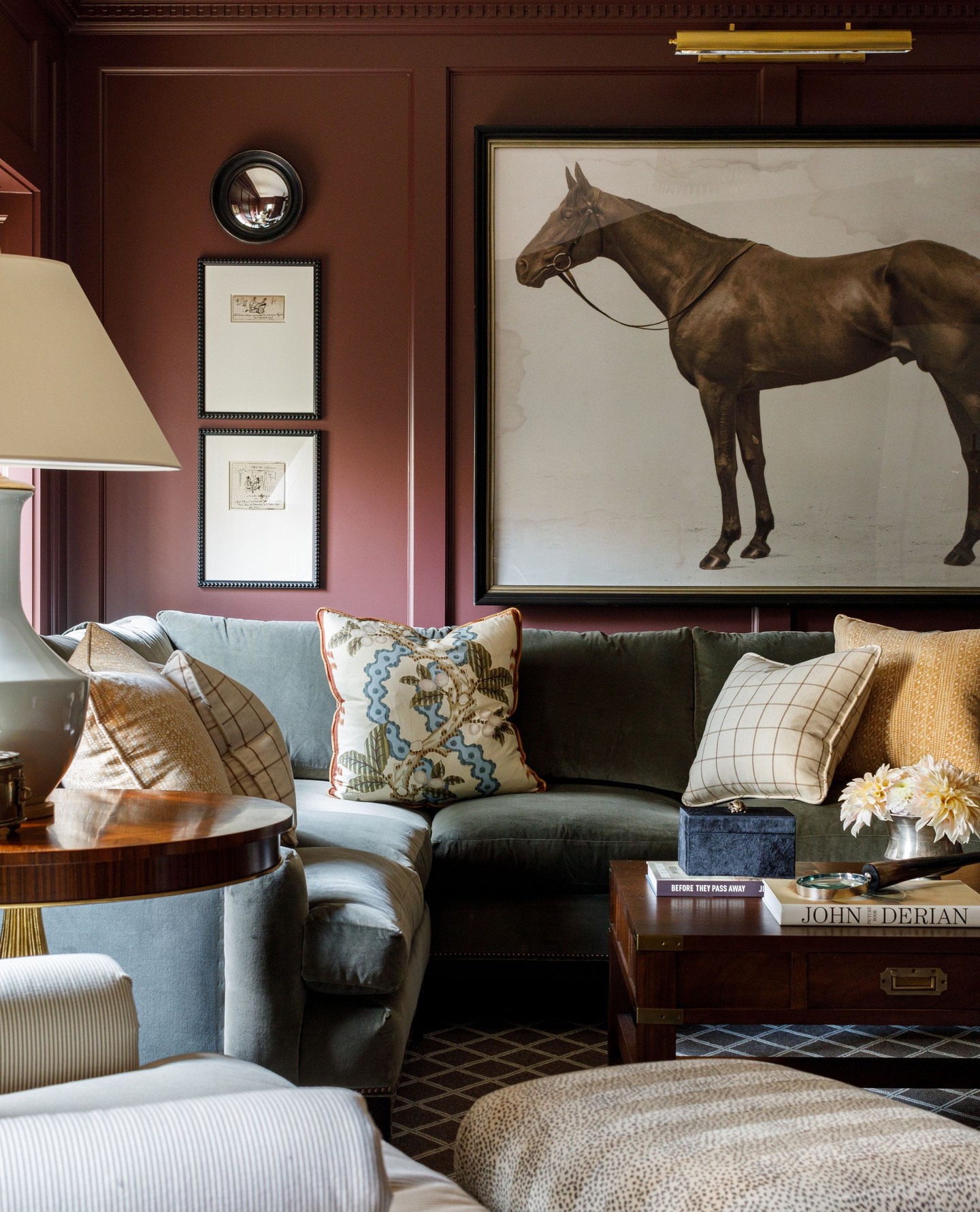 18. Scale Artwork to a Comfortable Corner Sofa
