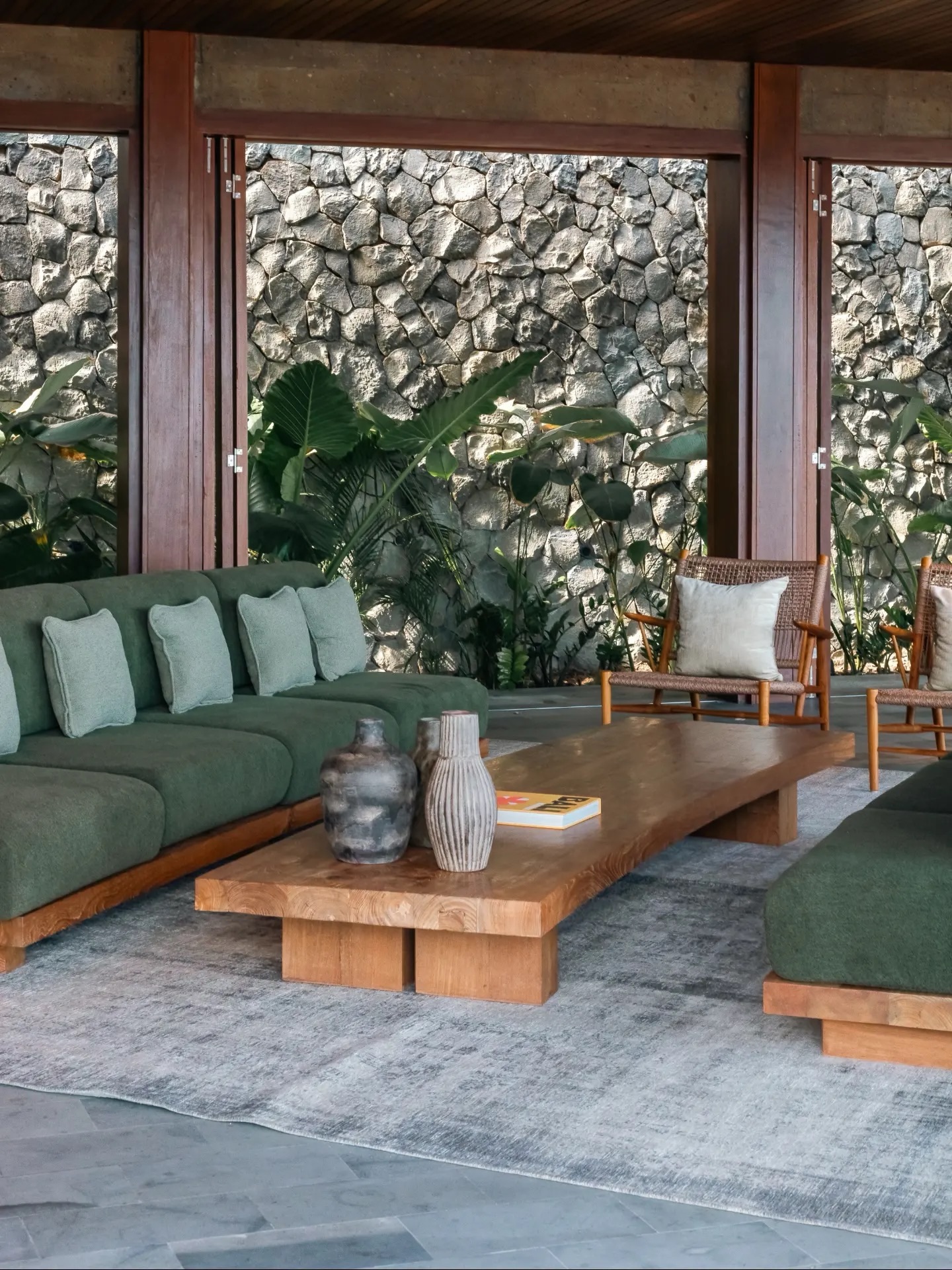 7. Echo the Garden With Green Seating