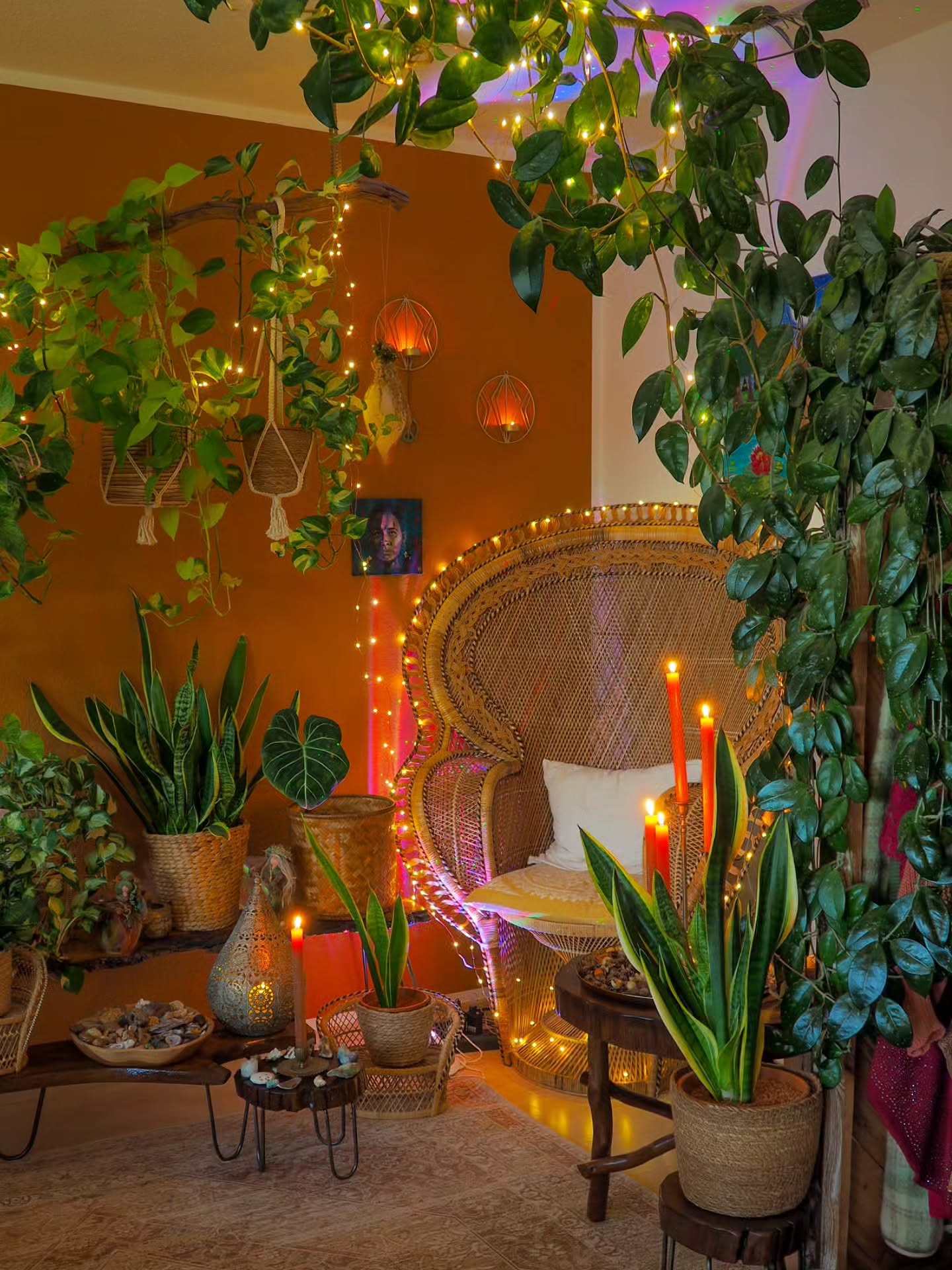 11. Make One Woven Chair a Jungle Retreat