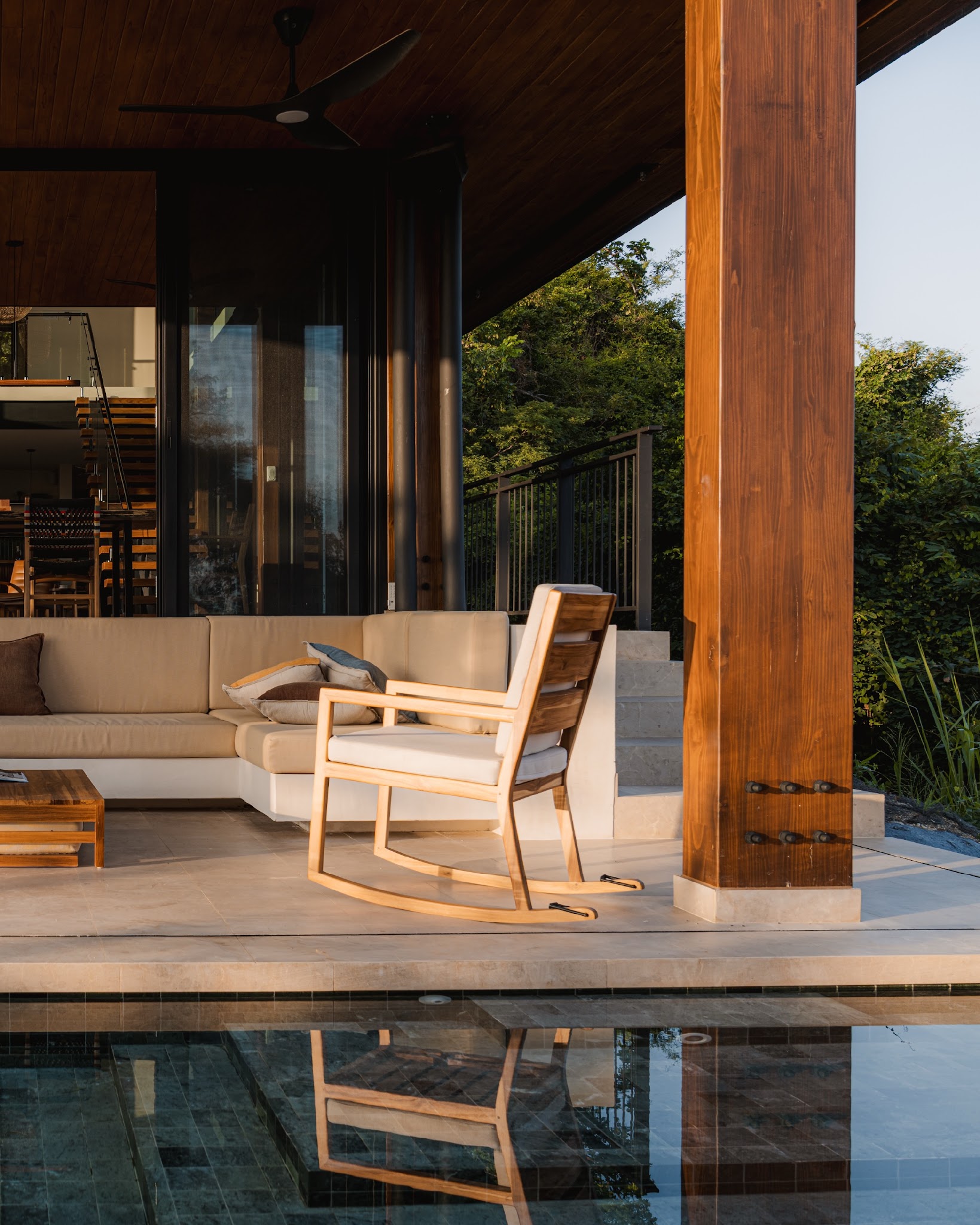 19. Add a Rocking Chair to an Open Lounge
