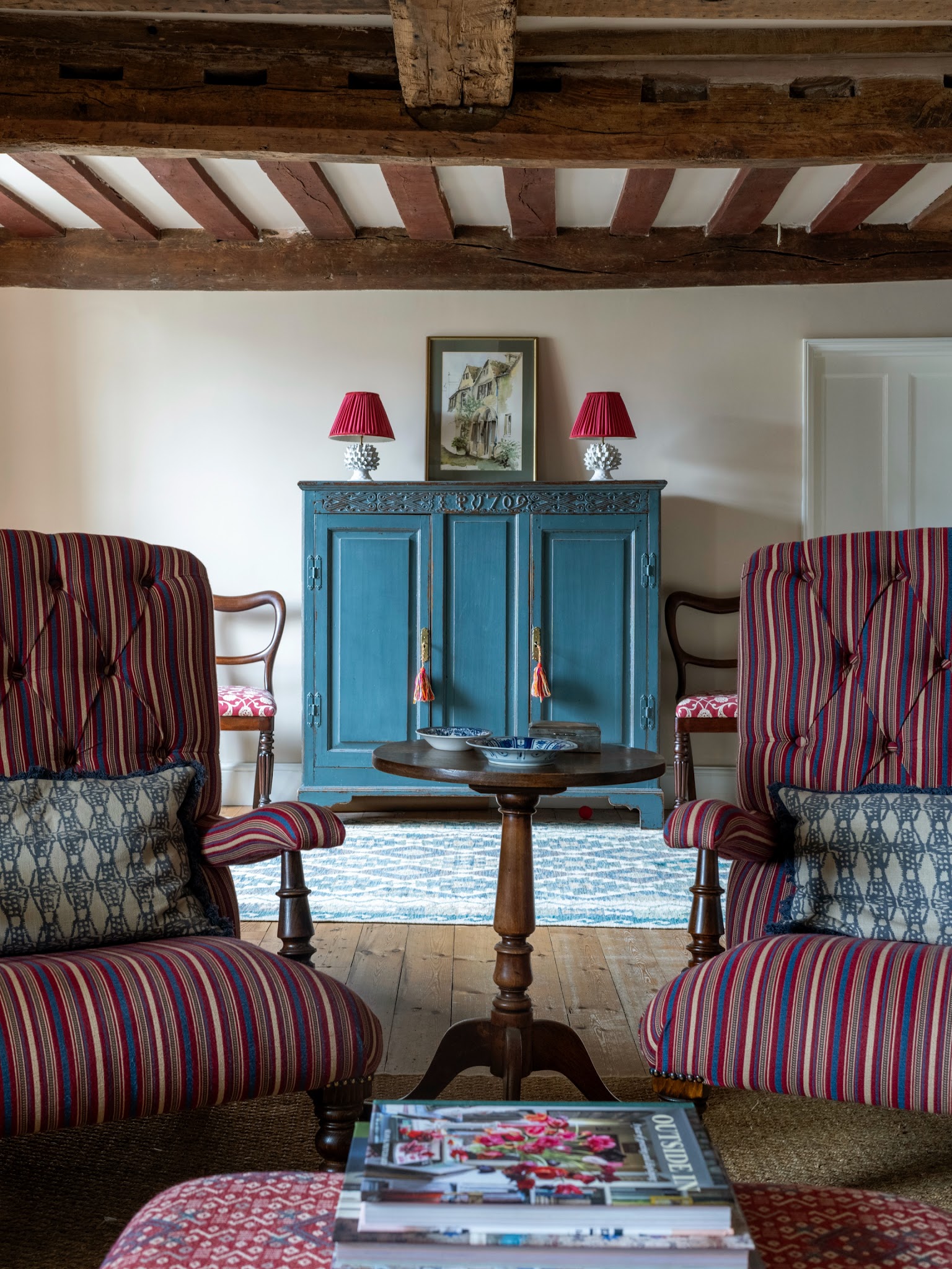 8. Make a Turquoise Cupboard the Cottage Focal Point