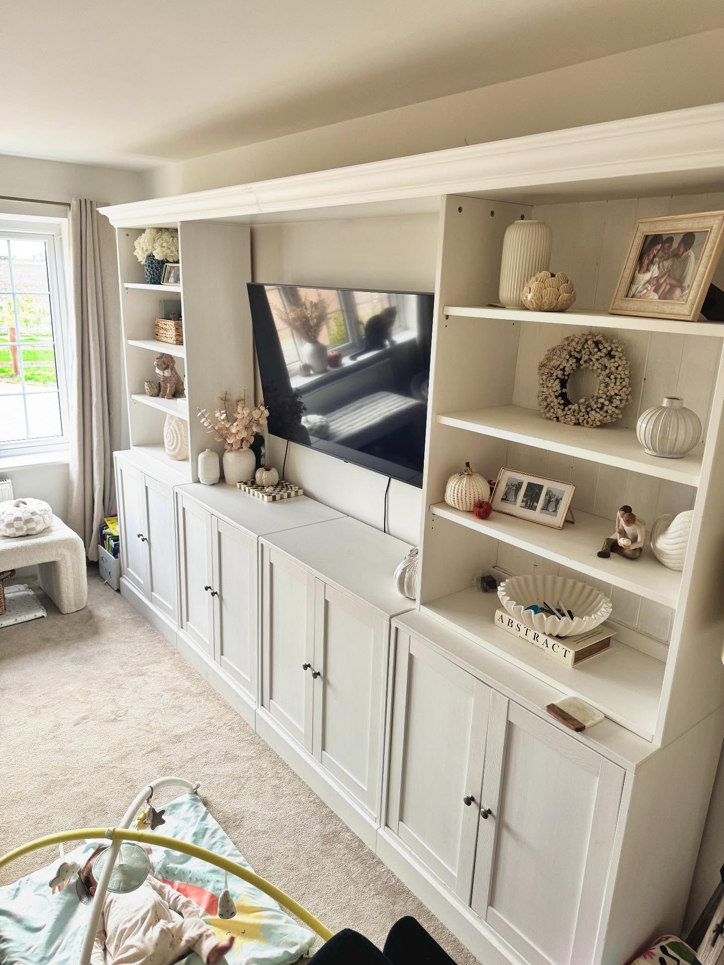 5. Style White Shelves With Personal Objects