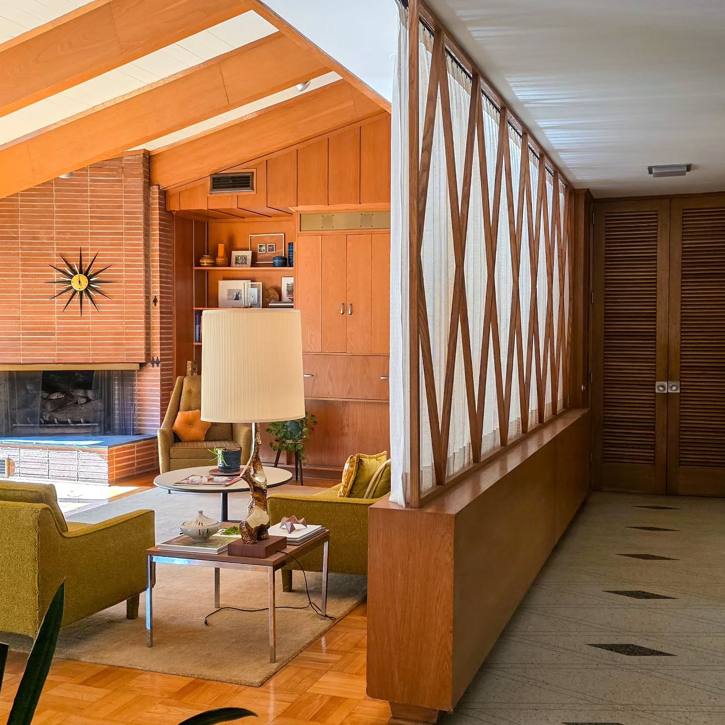 10. Celebrate a Geometric Room Divider