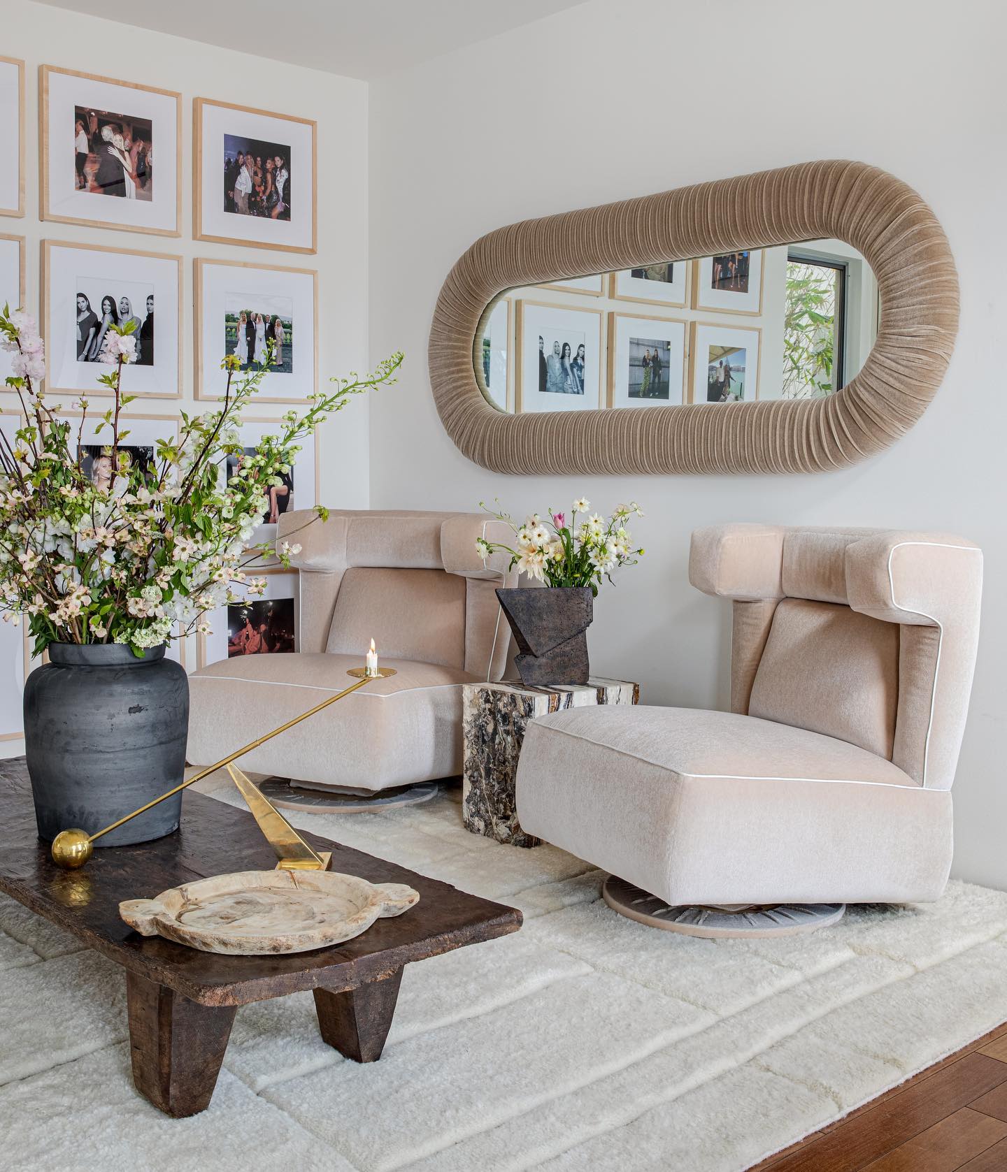 13. Set Sculptural Vintage Chairs Against a Quiet Wall