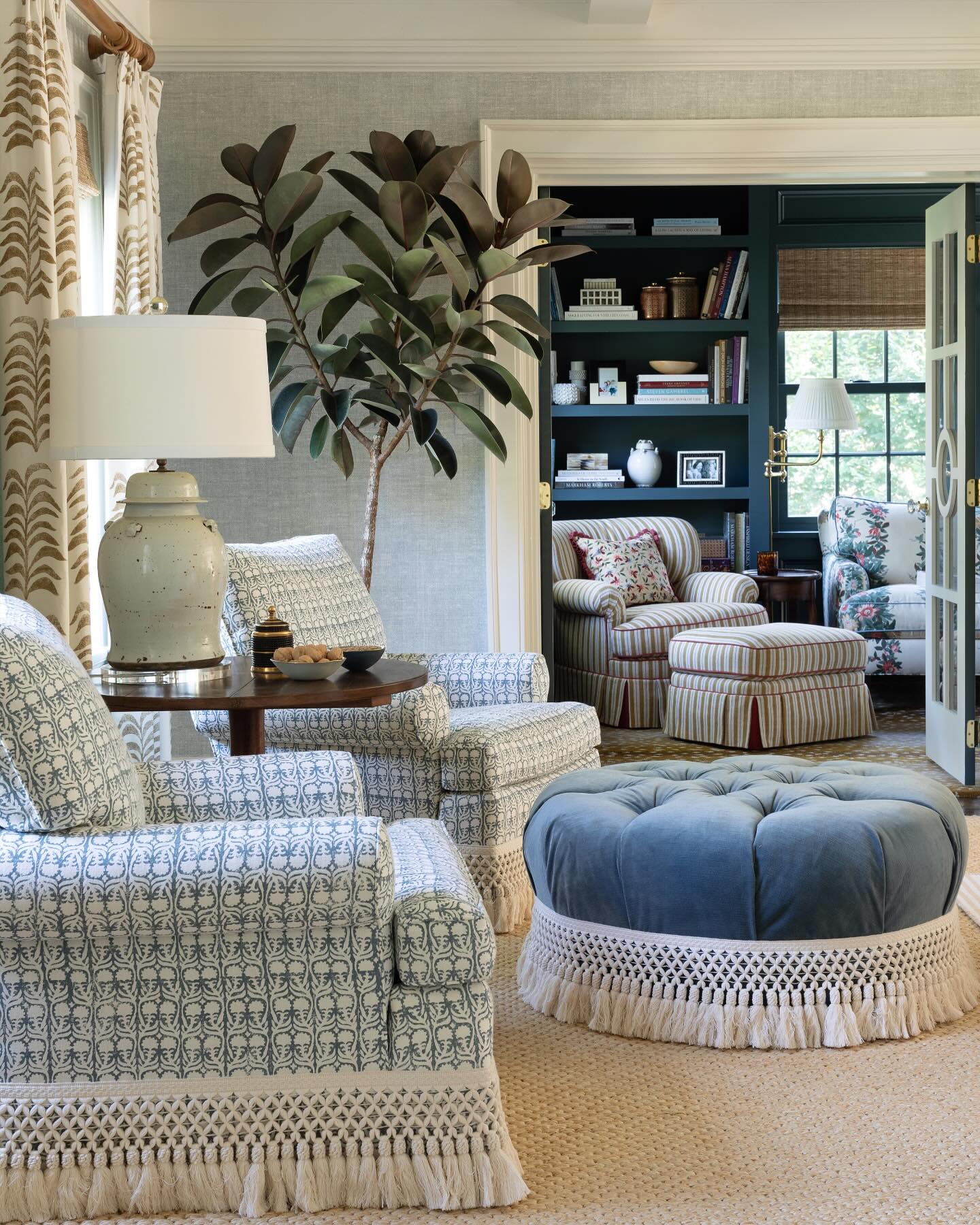 19. Connect Different Upholstery With Fringe