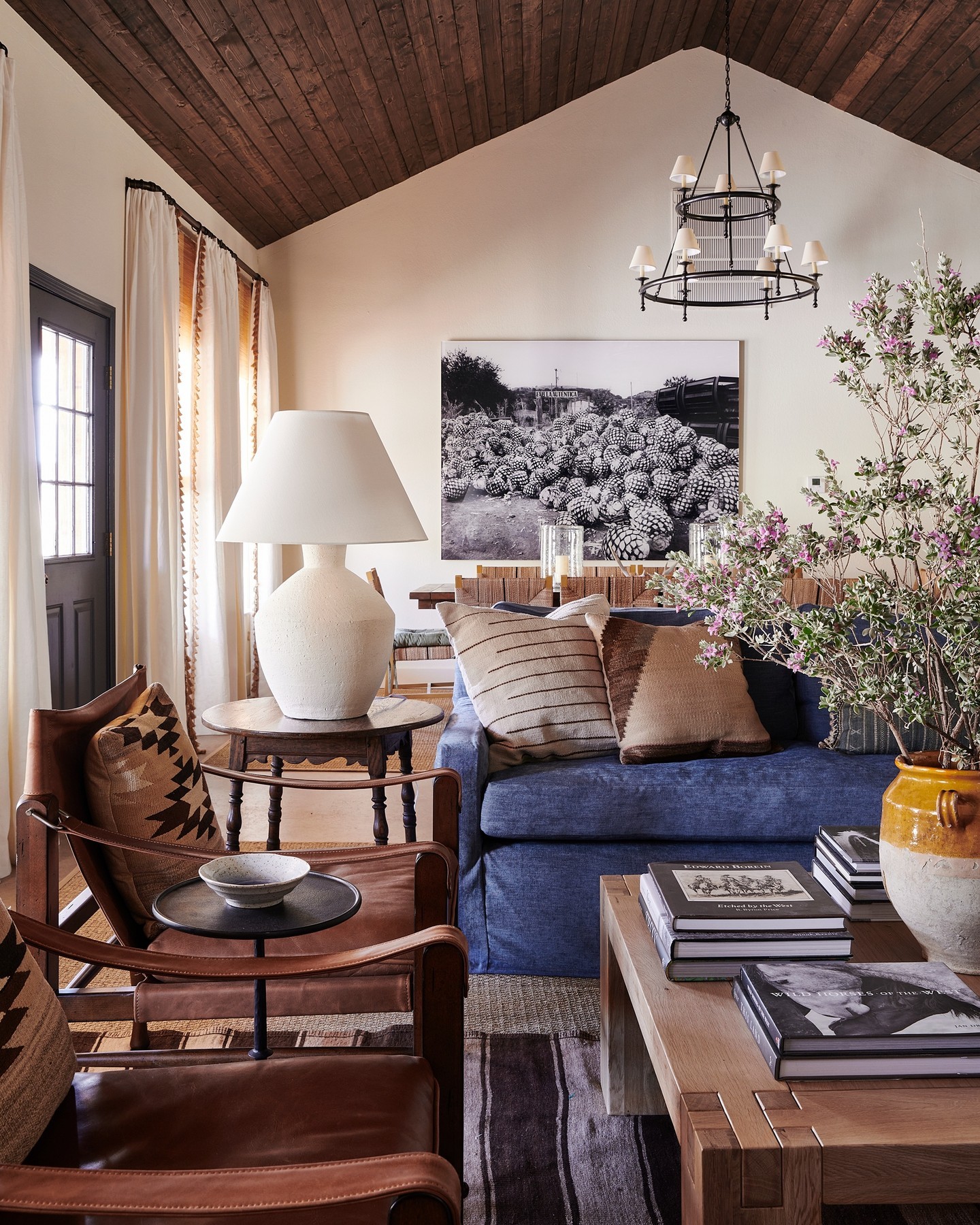 4. Bring Denim Blue Into a Ranch Palette