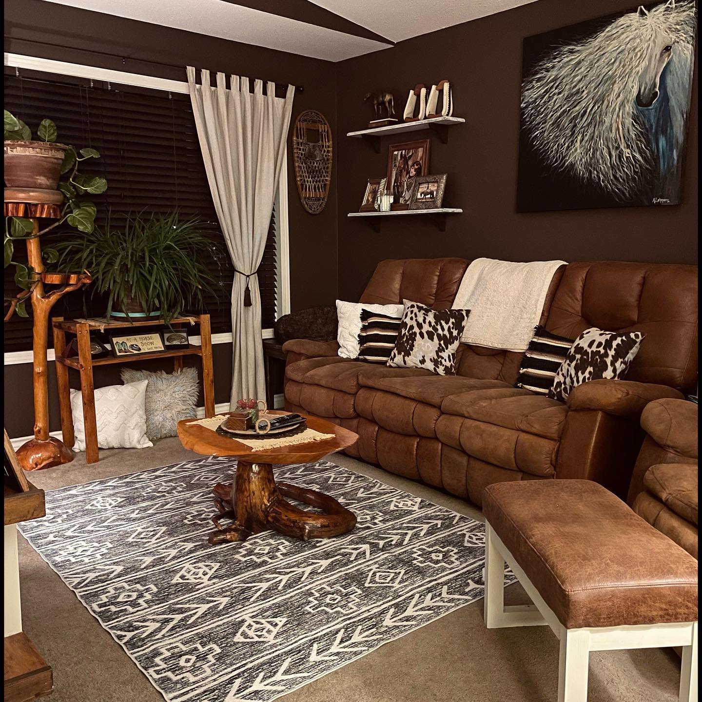 11. Build a Brown Room Around Horse Artwork
