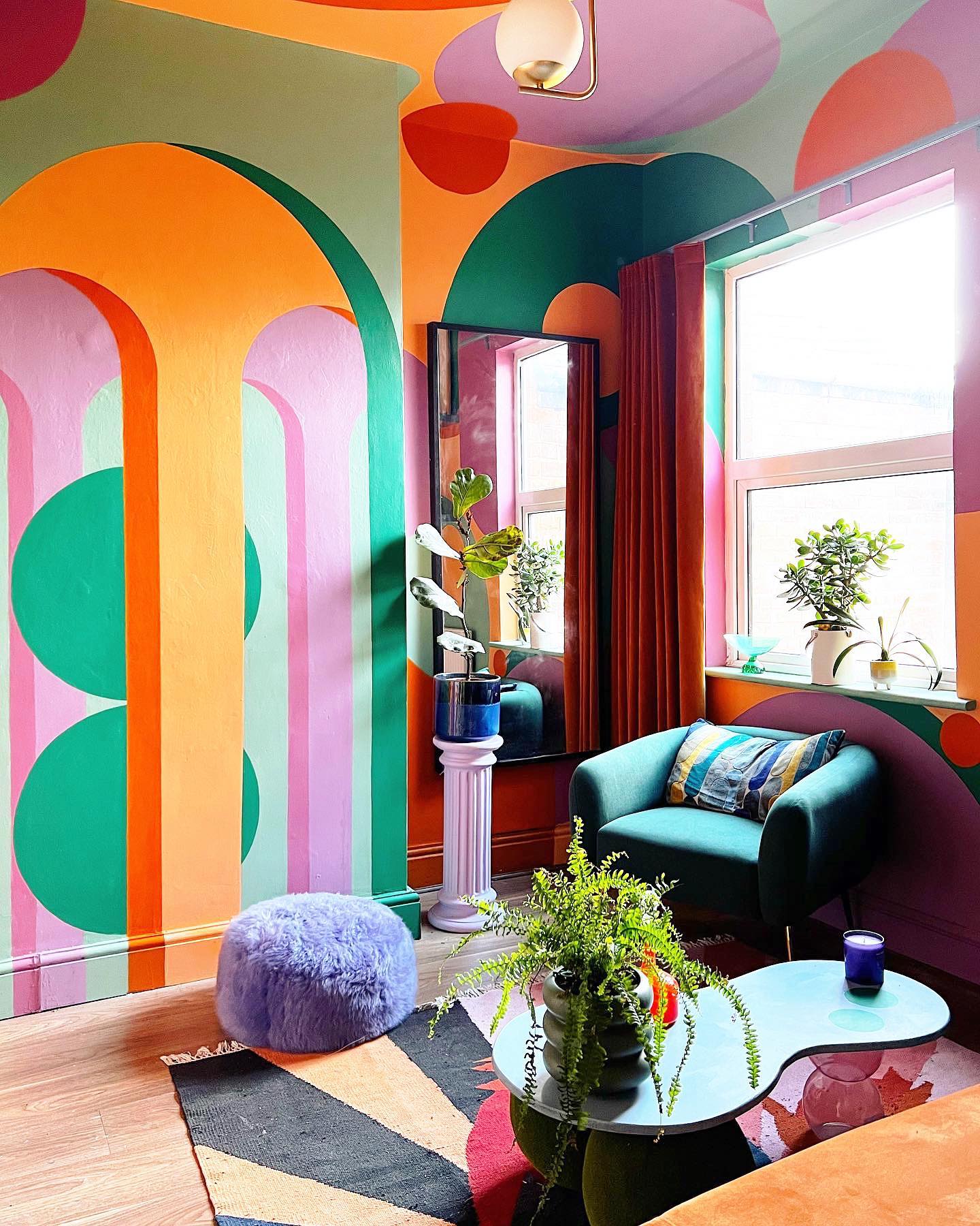 6. Paint Arches That Turn a Corner Into an Adventure