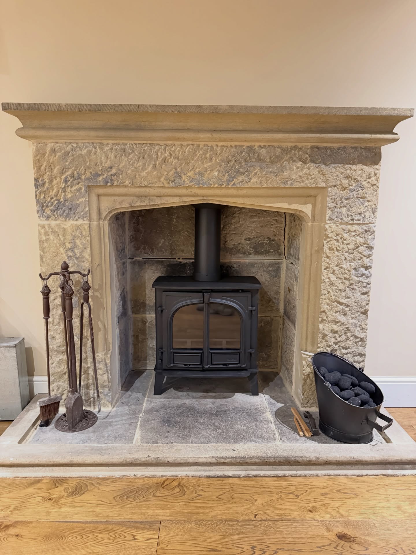 4. Make Rough Stone the Main Decorative Feature