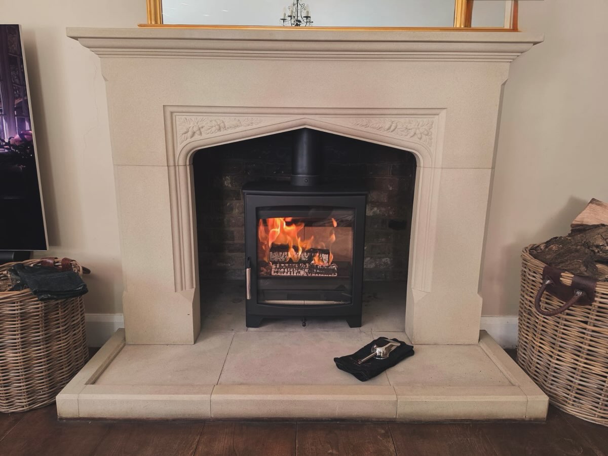 15. Let a Shallow Arch Soften the Stove Opening