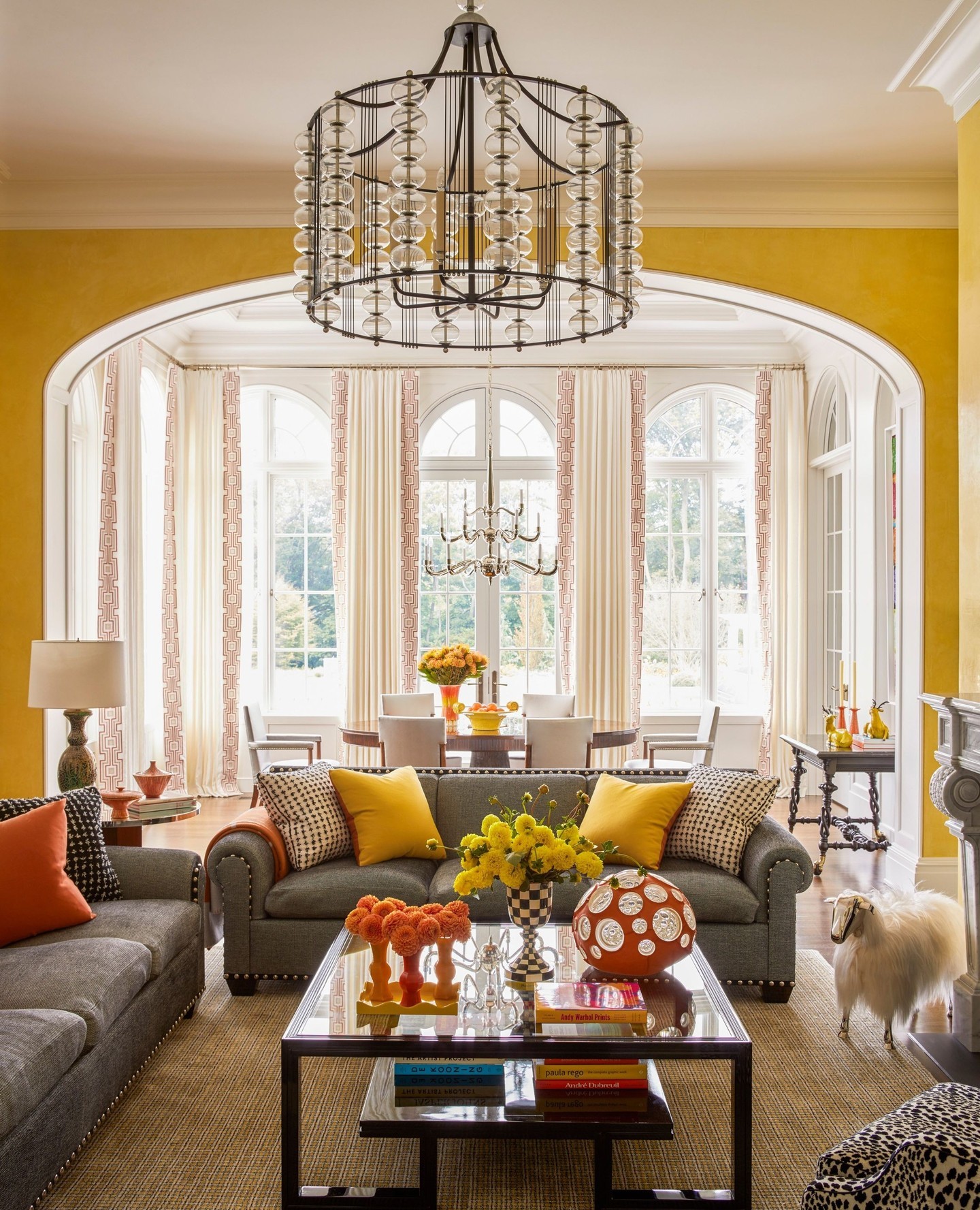 3. Outline White Architecture With Canary Yellow