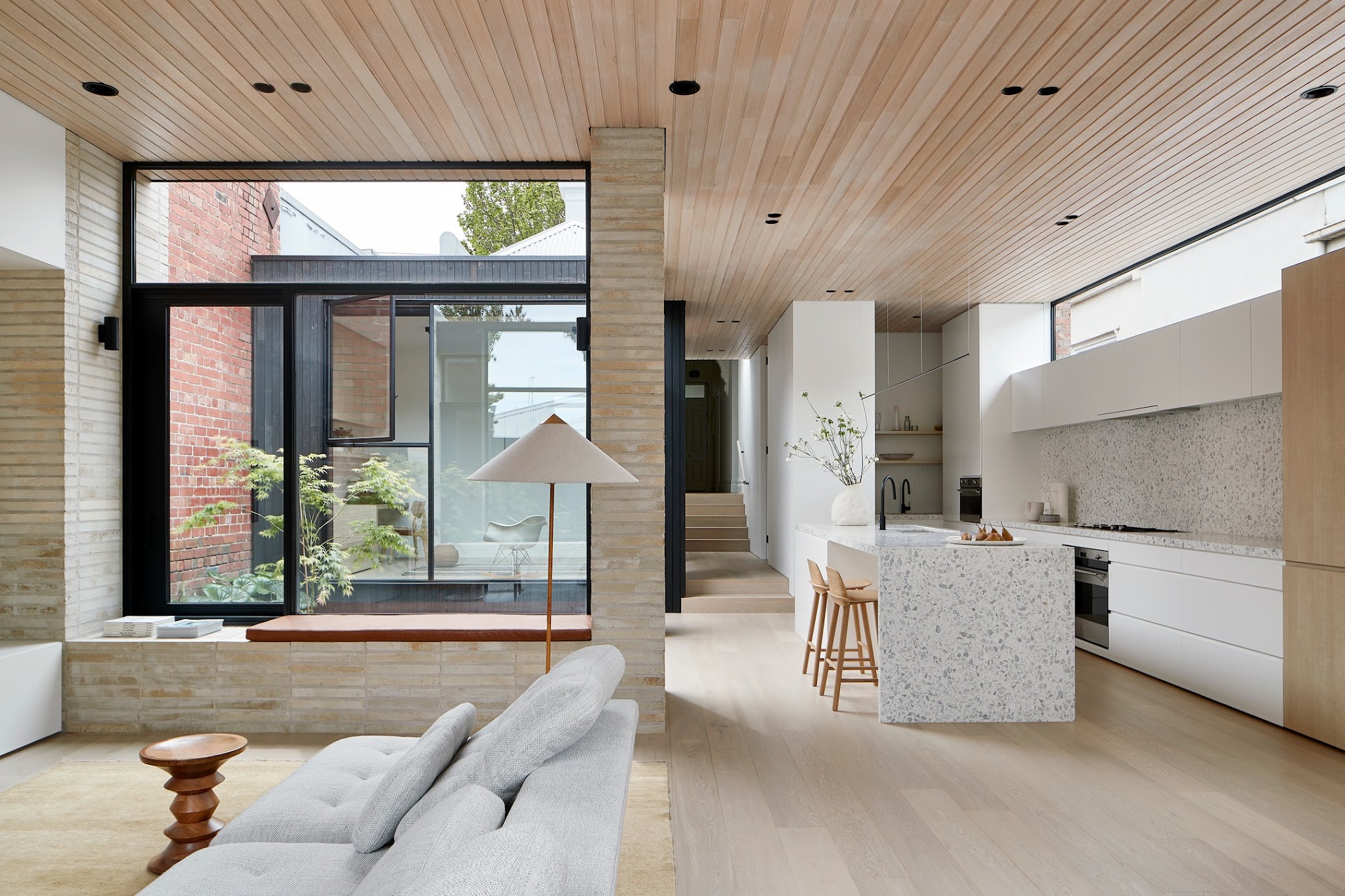 7. Connect the Living Area to a Courtyard